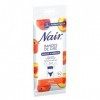 NAIR - Bandes De Cire Froide Maillot & Aisselles, Peaux Sensibles, à lExtrait de Pêche, 97% dOrigine Naturelle, Format Mali