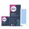 Veet EXPERT - 32 Bandes De Cire Froide Coffret Jambes, Maillot & Aisselles - Peaux Sensibles - Finition Parfaite - Epilation 