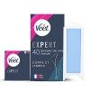 Veet EXPERT - 40 Bandes de Cire Froide Corps & Jambes - Peaux Sensibles - Finition Parfaite - Epilation Longue Durée