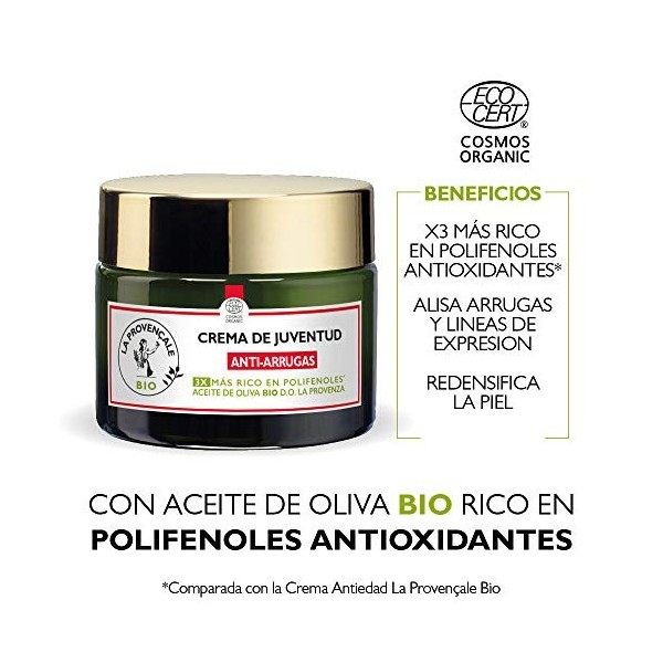 Crema De Juventud Bio Anti-Arrugas X3 50 Ml Crème Jour et Nuit