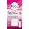 Veet EasyWax Recharges Bandes de Tissu Epilation Cire - 24 bandes