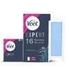 Veet EXPERT - 16 Bandes de Cire Froide Aisselles - Peaux Sensibles - Finition Parfaite - Epilation Longue Durée