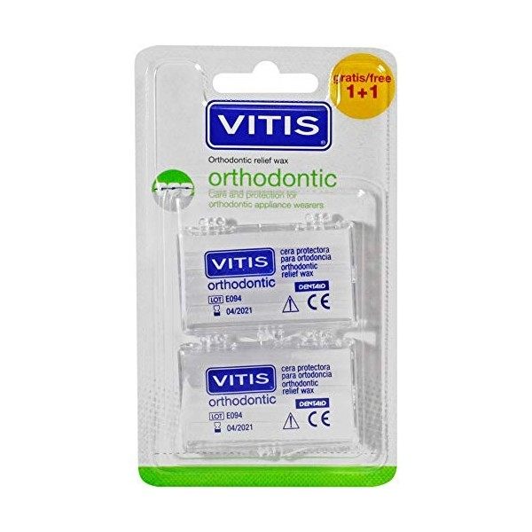 Dentaid Bandes de cire orthodontique VITIS, 1x10 pièces 