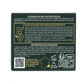 LA PROVENCALE - Bio Cosmosorg Baume Crème Jour Hydratante Miel 50Ml - le Lot De 2