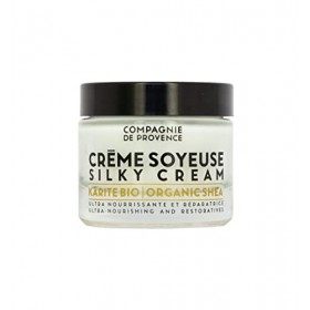 La Compagnie de Provence - Crème Visage Nourrissante au Karité 50ml - Pot en verre - Made in France Crème Jour et Nuit