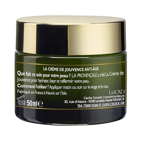 La Provencale Creme De Jour 50Ml Jouvence Cosmosorg - Lot De 2 Crème Jour et Nuit