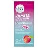 Veet Bandes de cire Jambes - Parfum Nectarine - Format voyage - 10 bandes