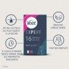 Veet EXPERT - 32 Bandes de Cire Froide Maillot - Peaux Sensibles - Finition Parfaite - Epilation Longue Durée - Lot de 2x16 b