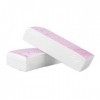 100pcs Épilation Bandes de cire jetable professionnelle Épilation Outil épilatoire papier Femmes Wax Strip papier Nonwoven ép