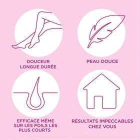 VEET - Lot de Bandes de Cire Froide - Jambes x20 - Aisselles x30 - Peau Sensible