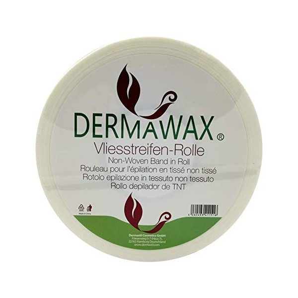 Dermawax Rouleau de non-tissé 70 mètres pour le waxing pour lépilation- épilation avec bandes de cire- bandes de non-tissé c