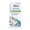 NAIR - Bandes de Cire Froide Maillot & Aisselles à lExtrait de Lait de Coco, 97% dOrigine Naturelle, Sachet Nomade, 16 Band