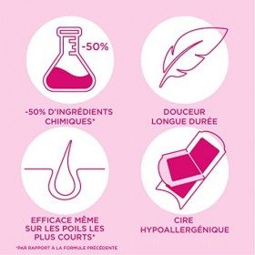 VEET PURE - 16 Bandes de cire froide Maillot - Peaux Sensibles - Recommandés par les Dermatologues - Epilation Longue Durée
