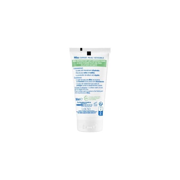 Mixa Expert Peau Sensible - Soin Très Hydratant Anti-Imperfections 2 en 1 - 50 ml Crème Jour et Nuit