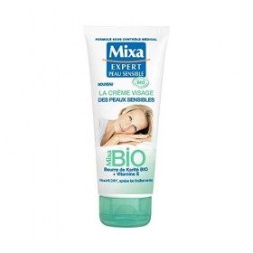 Mixa BIO - La Crème Visage Des Peaux Sensibles - 100 ml - Lot de 1
