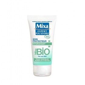 Mixa BIO - Soin Protecteur Hydratant - Peaux Sensibles - 50 ml Crème Jour et Nuit