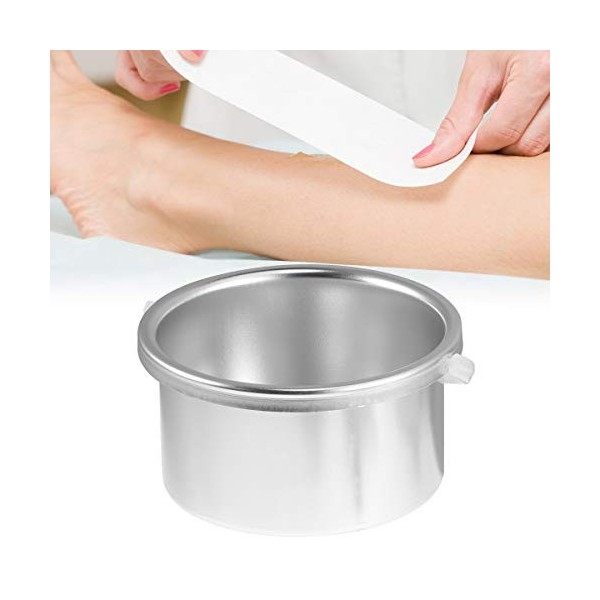 Healifty Portable Salon Électrique Cire Chaud Chauffe Réchauffeur Pot Peau Du Visage Épilation Outil De Spa Épilation Cire Po