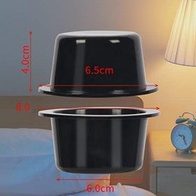 inrorans Lot de 2 doublures en silicone réutilisables pour chauffe-cire pour bougie en verre électrique