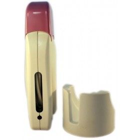 EpilWax - epilateur - chauffe cire epilation professionnelle Un Chauffes Cire Roll-On 100 ml Avec Support - Chauffe cire pour