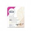 Veet PURE - Cire Chaude au Sucre et Vanille - Epilation Sans Bande - 250ml