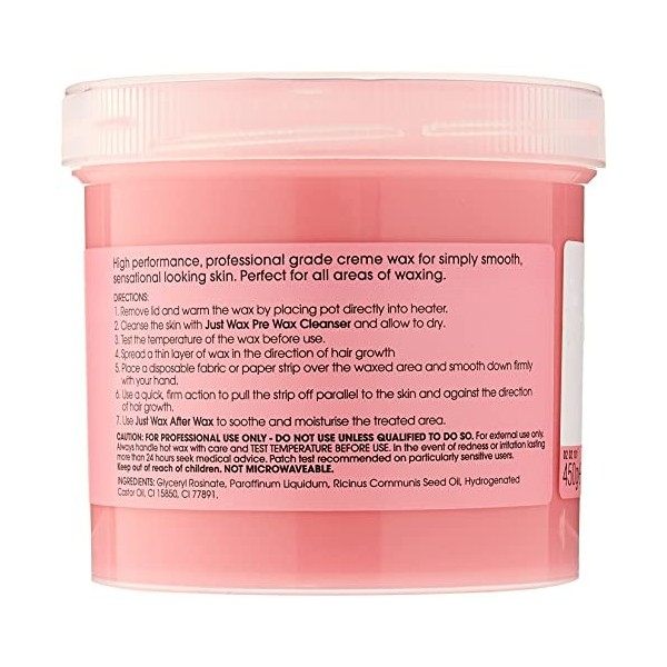 Just Wax Cire crème 450 g,