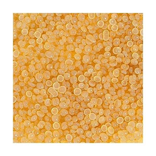 Paparuna Haricots de cire dure miel, sac de 100 g, perles chauffantes pour épilation, bikini, corps, jambes, dos, visage, poi