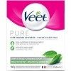 Veet PURE - Cire Chaude au Sucre et Thé Vert - Epilation Sans Bande - Ingrédients 100% Naturels - 250ml