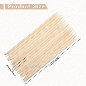Lot de 400 mini bâtons de cire en bois pour sourcils - Pour épilation à la cire - Pour la maison, le spa, lépilation et la p