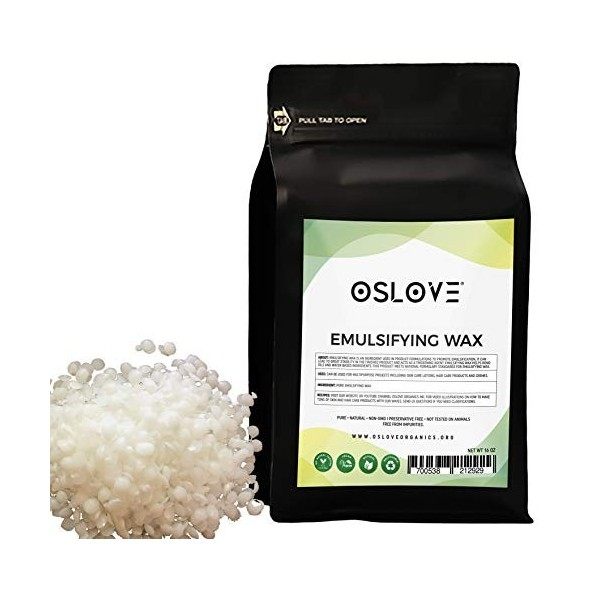 Oslove Organics Cire émulsifiante NF Base végétale 0,5 kg