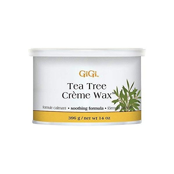 GiGi Crème de cire avec de lhuile de mélaleuca Pot de 396 g