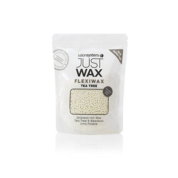 Salon System 700g Tea Tree Flexiwax and Beeswax Just Wax Stripless Beads by Salon System