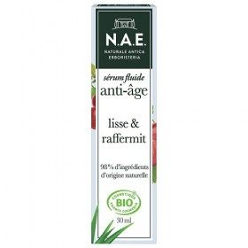 N.A.E. - Sérum Fluide BIO Anti-Âge Visage - Huile de Pépins de raisin, Aloé Vera, Acide Hyaluronique - Certifié Bio - Formule...