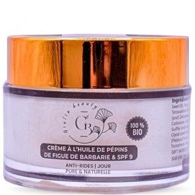 Giulia Beauty Nouvelle Crème JOUR à l’huile de Pépins de Figue de Barbarie - AVEC EXTRAITS DE GOYAVE & PAPAYE - ANTI-RIDES – 