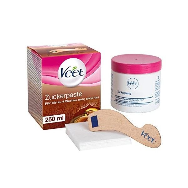 Sugaring Pâte à sucre pour épilation 2 x 250 ml Pour une peau lisse et sensiblement dure jusquà 4 semaines