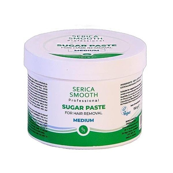 Serica Smooth Pâte à sucre professionnelle pour épilation moyenne 750g