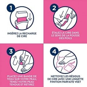 Veet EasyWax Roll On - Kit dEpilation à la Cire