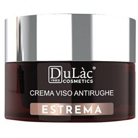Crème Anti-Rides pour Femme Dulàc ESTREMA riche en Acide Hyaluronique, Peptides Anti-âge, Vitamines C+E, Protéines de Soie, P...