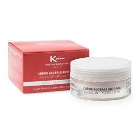 KDerm Scientific - Crème Globale Anti-Age - Soin Anti-Age à la Kappa-Elastine - Crème Anti-Rides Jour/Nuit - Soin du Visage ...