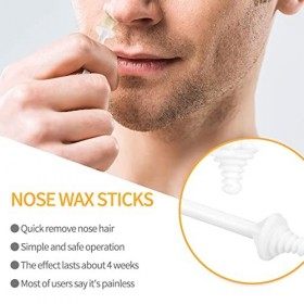 Bâtonnets applicateurs de Cire, Cire de Nez Baguette, Applicateurs de Cire de Nez, Bâtons dépilation pour le nez pour Les Po