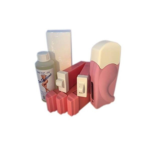 EpilWax - Kit dÉpilation Free Complet pour le Corps, le Maillot, et le Visage avec : chauffe cire epilation professionnelle 