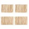 Bâtons de Cire en Bois,400 Pièces Épilation Cire à Sourcils Bâtons Applicateurs Jetable Bâtonnets dApplicateur De Cire En Bo