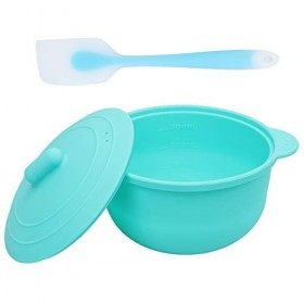 Kit de pot de rechange pour chauffe-cire amovible en silicone et spatules antiadhésives, épilation à la maison, bâtonnets réu