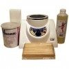 EpilWax – Kit epilation complet à la cire chaude jetable liposoluble à l’Azulène - epilateur chauffe cire epilation professio