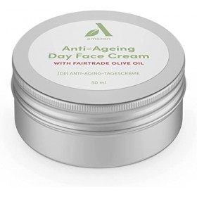 Amazon Aware Crème visage de jour anti-âge à lacide hyaluronique et à laloe vera bio, 50ml Crème Jour et Nuit