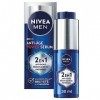 NIVEA MEN Sérum Power 2-en-1 LUMINOUS630® anti-âge & anti-taches 1 x 30 ml , Sérum hydratant enrichi en acide hyaluronique, ...