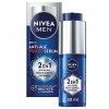 NIVEA MEN Sérum Power 2-en-1 LUMINOUS630® anti-âge & anti-taches 1 x 30 ml , Sérum hydratant enrichi en acide hyaluronique, 