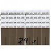 Lot de 24 Cartouches de Cire-Roll On au chocolat pour lépilation - 100ml - Depilion