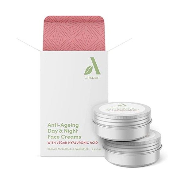 Amazon Aware Lot de Crème jour & nuit, Lavande, 50ml, lot de 2 Crème Jour et Nuit