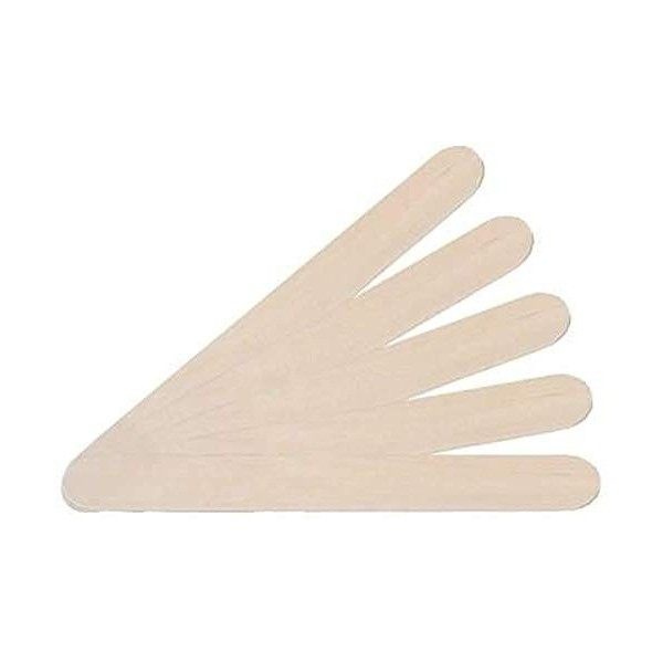 Lot de 100 spatules en Bois Non stériles pour Usage Externe 2 cm x 15 cm