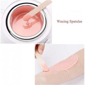 Spatules à Cires,Spatule Bois Epilation,Spatule Application Cire Chaude,Spatule Cire Epilation Cire Spatule Bâtons Applicateu
